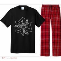 Sicilia Flag Sicily Palermo Italy Pajama Set thumb 0