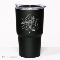 Sicilia Flag Sicily Palermo Italy Tumbler thumb 0