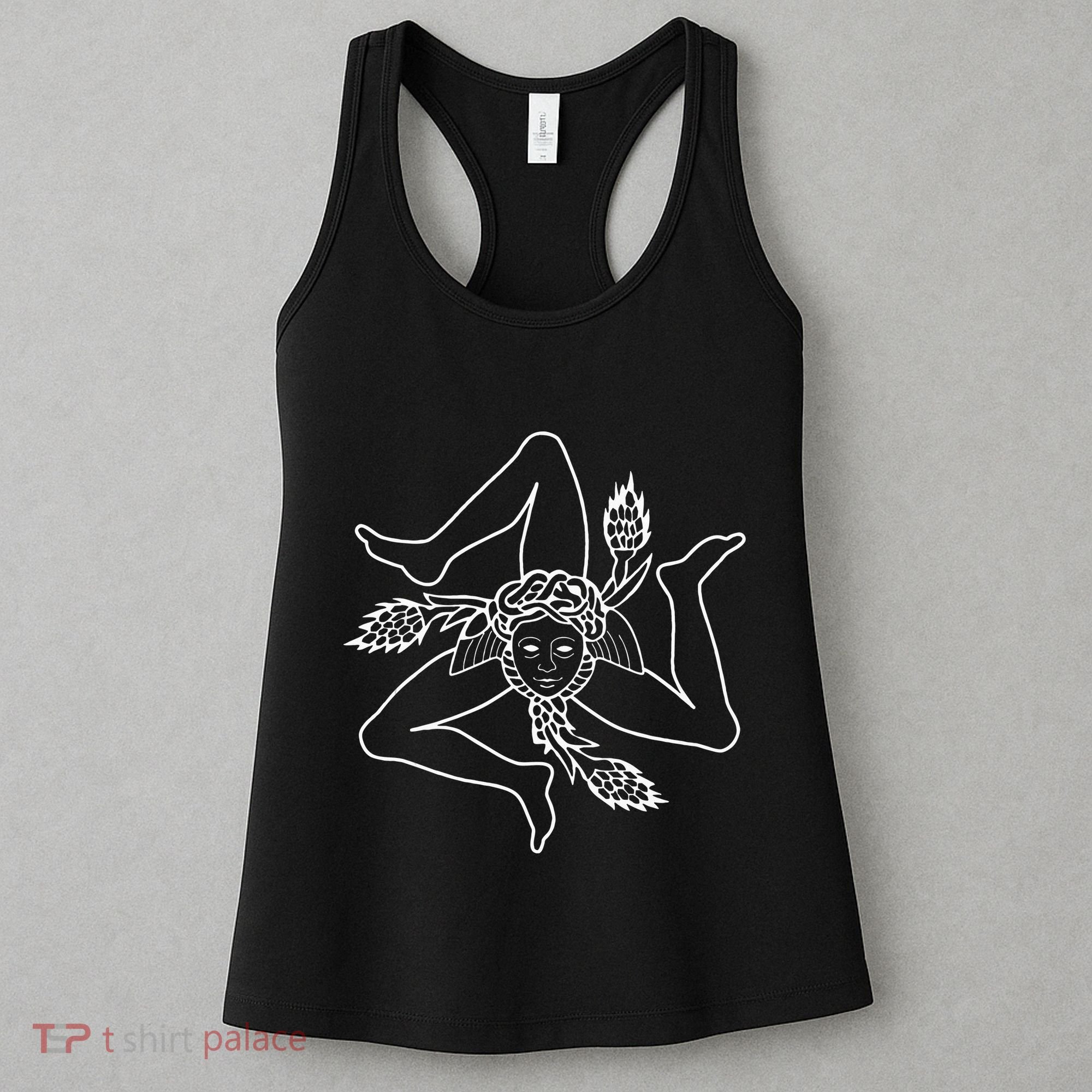 Sicilia Flag Sicily Palermo Italy Women's Tank Top