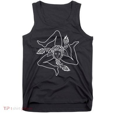 Sicilia Flag Sicily Palermo Italy Tank Top