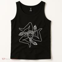 Sicilia Flag Sicily Palermo Italy Tank Top thumb 2