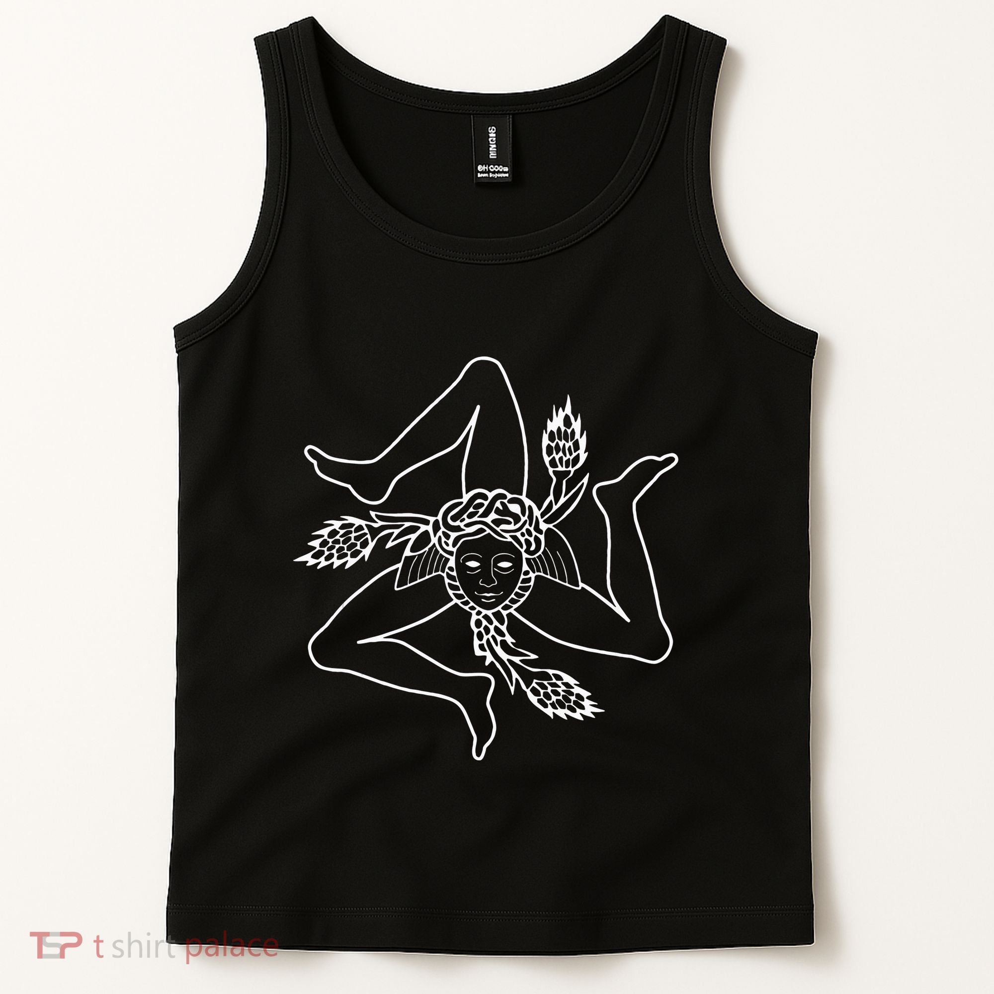 Sicilia Flag Sicily Palermo Italy Tank Top