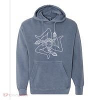 Sicilia Flag Sicily Palermo Italy Comfort Colors Garment-Dyed Hooded Sweatshirt thumb 0