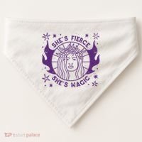 She's Fierce She's Magic USA-Made Doggie Bandana thumb 0
