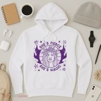She's Fierce She's Magic Hoodie thumb 3