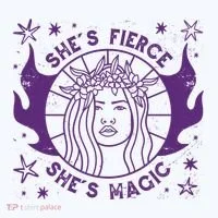 She's Fierce She's Magic Bucket Hat thumb 4