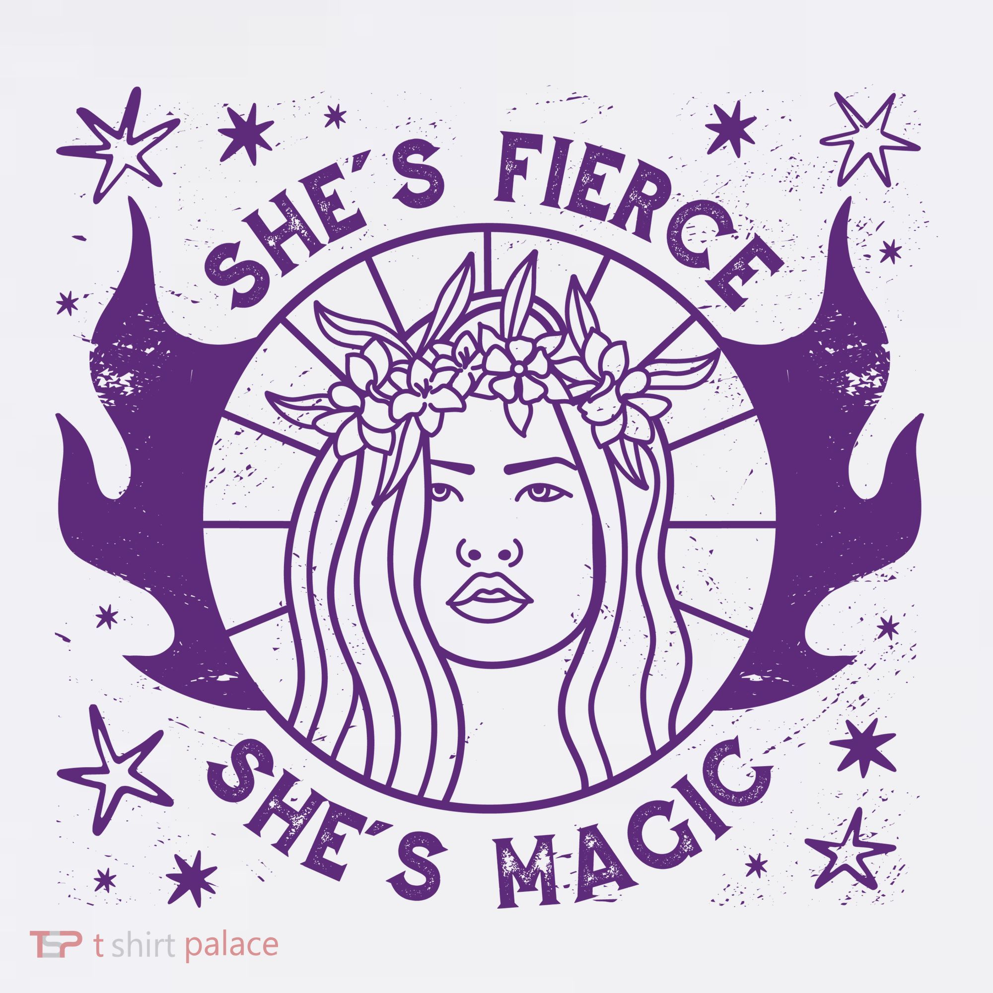 She's Fierce She's Magic Ornament