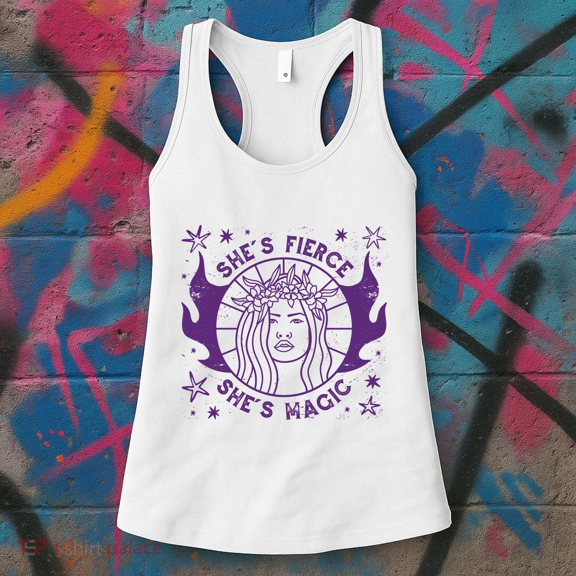 She's Fierce She's Magic Women's Tank Top