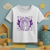 She's Fierce She's Magic Toddler T-Shirt thumb 3
