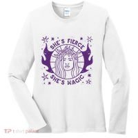 She's Fierce She's Magic Women's Long Sleeve Shirt thumb 0