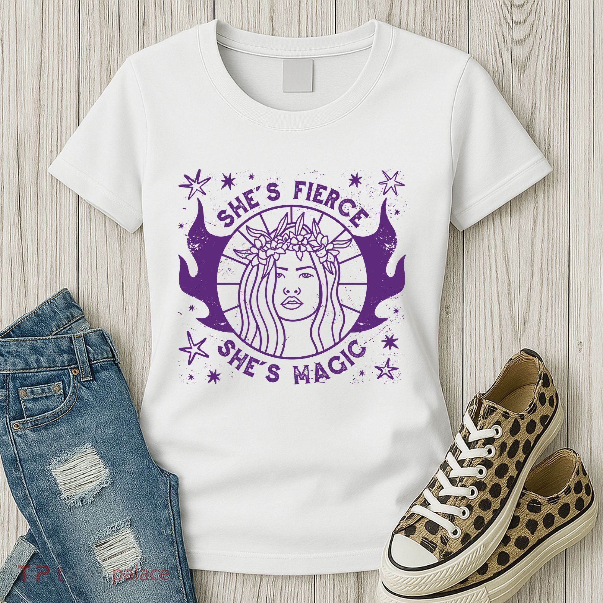 She's Fierce She's Magic Women's T-Shirt
