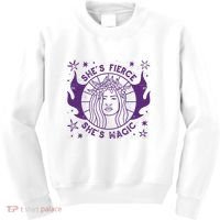 She's Fierce She's Magic Kids Sweatshirt thumb 0