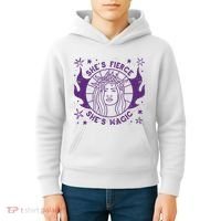 She's Fierce She's Magic Kids Hoodie thumb 4