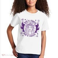 She's Fierce She's Magic Kids T-Shirt thumb 2