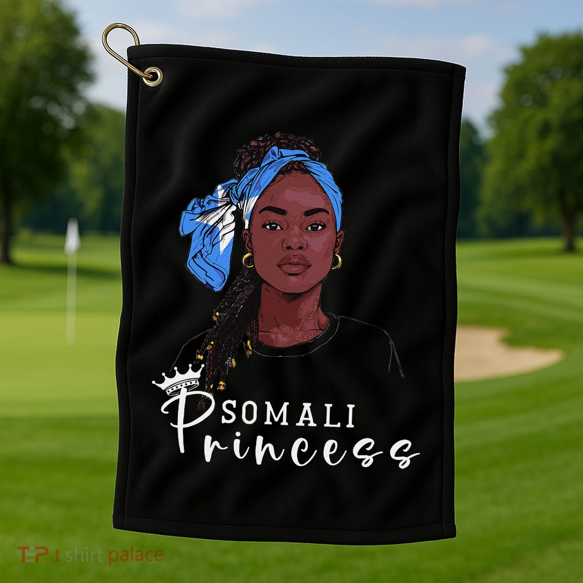 Somalian Flag Souvenirs Princess Products For Women Somalia Golf Towel