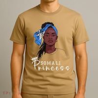 Somalian Flag Souvenirs Princess Products For Women Somalia T-Shirt thumb 3