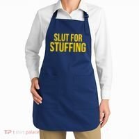 Slut For Stuffing Funny Thanksgiving Apron thumb 2