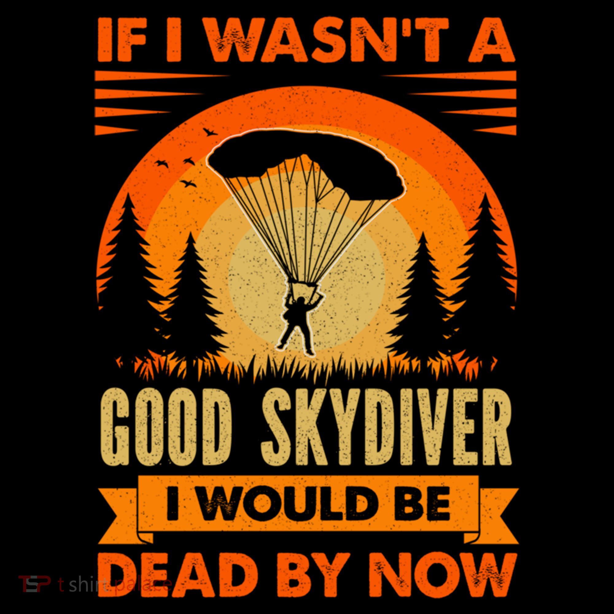 Skydiver Funny Skydiving Gift Bucket Hat