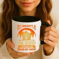 Skydiver Funny Skydiving Gift Coffee Mug thumb 3