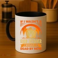 Skydiver Funny Skydiving Gift Coffee Mug thumb 4