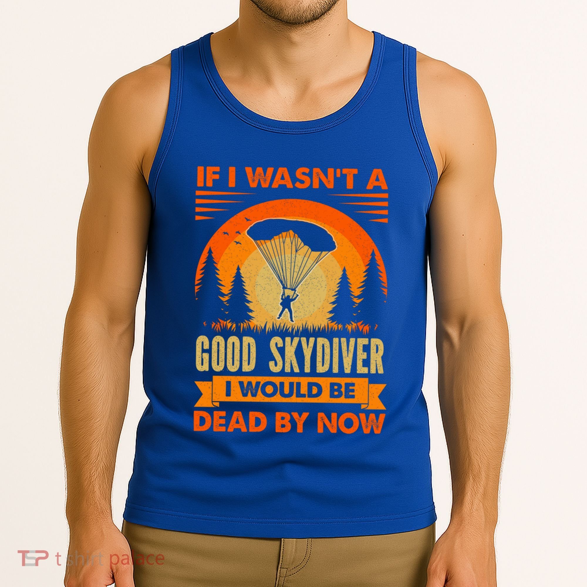 Skydiver Funny Skydiving Gift Tank Top
