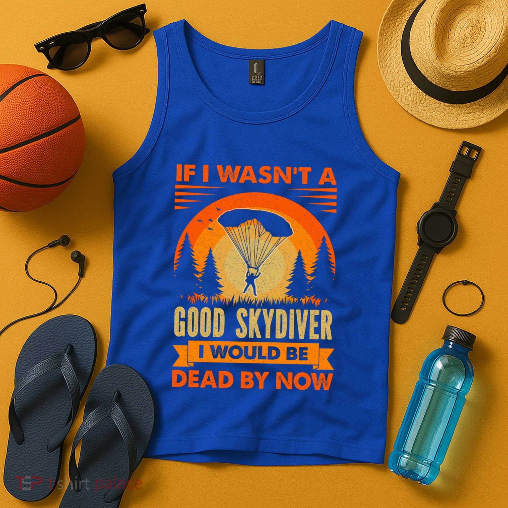 Skydiver Funny Skydiving Gift Tank Top