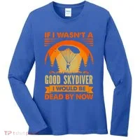 Skydiver Funny Skydiving Gift Women's Long Sleeve Shirt thumb 0