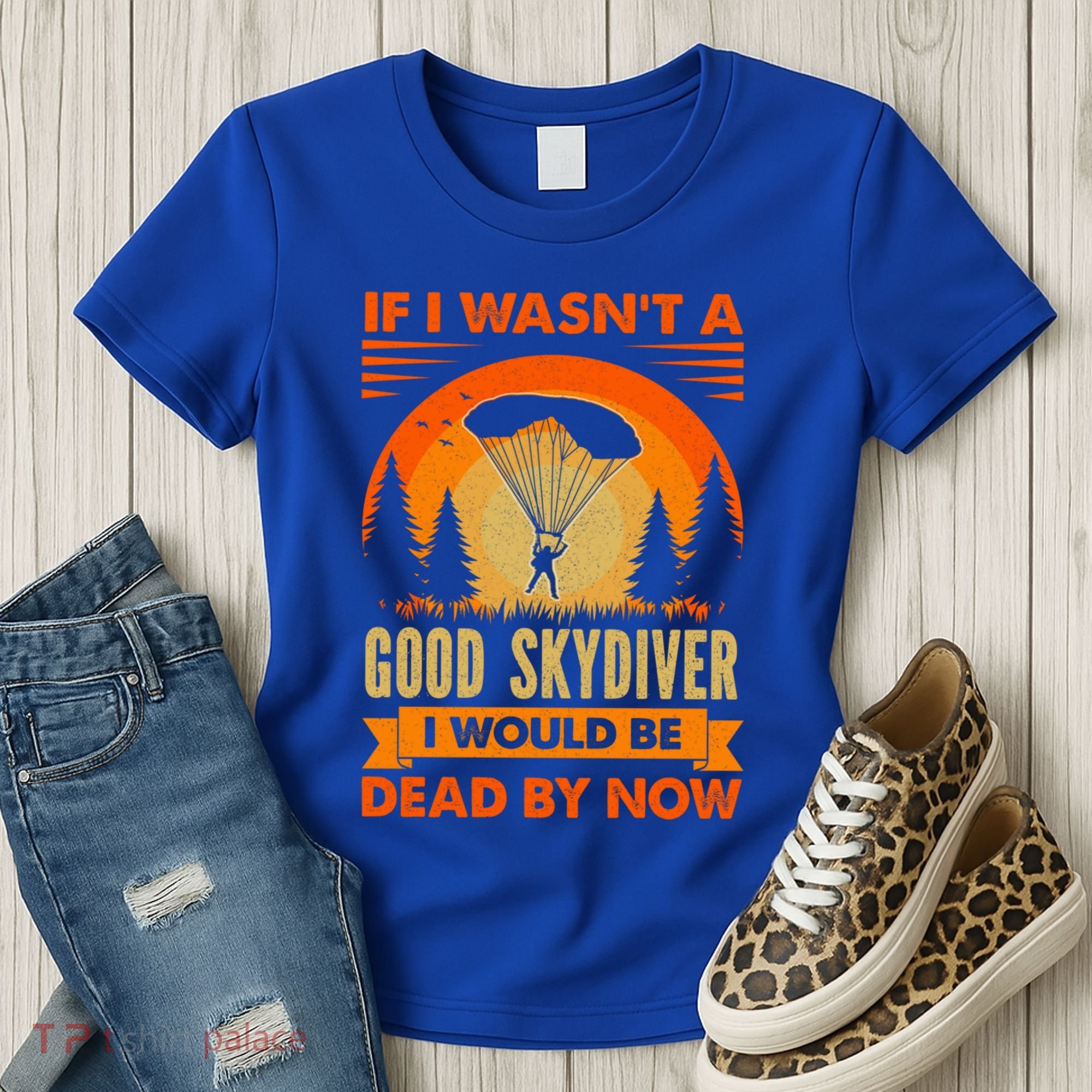 Skydiver Funny Skydiving Gift Women's T-Shirt