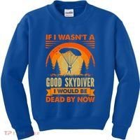 Skydiver Funny Skydiving Gift Kids Sweatshirt thumb 0