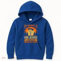 Skydiver Funny Skydiving Gift Kids Hoodie thumb 0
