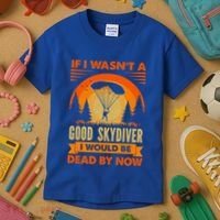 Skydiver Funny Skydiving Gift Kids T-Shirt thumb 3