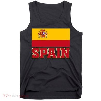 Spain Flag Spanish Soccer Fans Tank Top