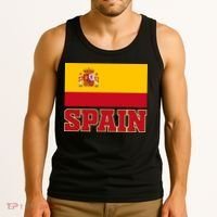 Spain Flag Spanish Soccer Fans Tank Top thumb 3