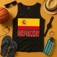 Spain Flag Spanish Soccer Fans Tank Top thumb 4