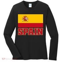 Spain Flag Spanish Soccer Fans Women's Long Sleeve Shirt thumb 0