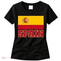 Spain Flag Spanish Soccer Fans Women's T-Shirt thumb 0