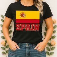 Spain Flag Spanish Soccer Fans Women's T-Shirt thumb 2