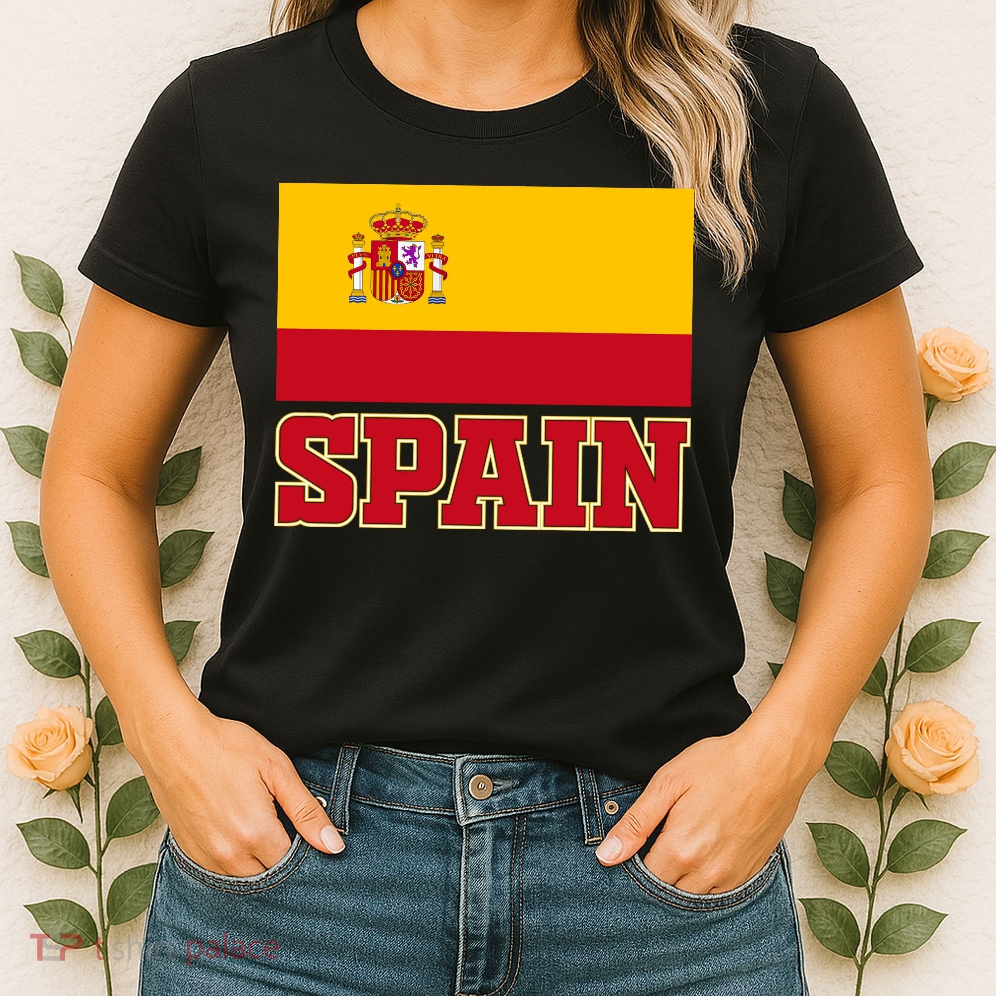 Spain Flag Spanish Soccer Fans Women's T-Shirt