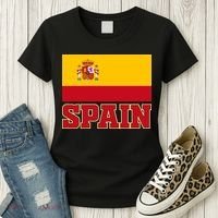 Spain Flag Spanish Soccer Fans Women's T-Shirt thumb 3