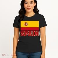 Spain Flag Spanish Soccer Fans Women's T-Shirt thumb 4