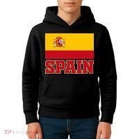 Spain Flag Spanish Soccer Fans Kids Hoodie thumb 4