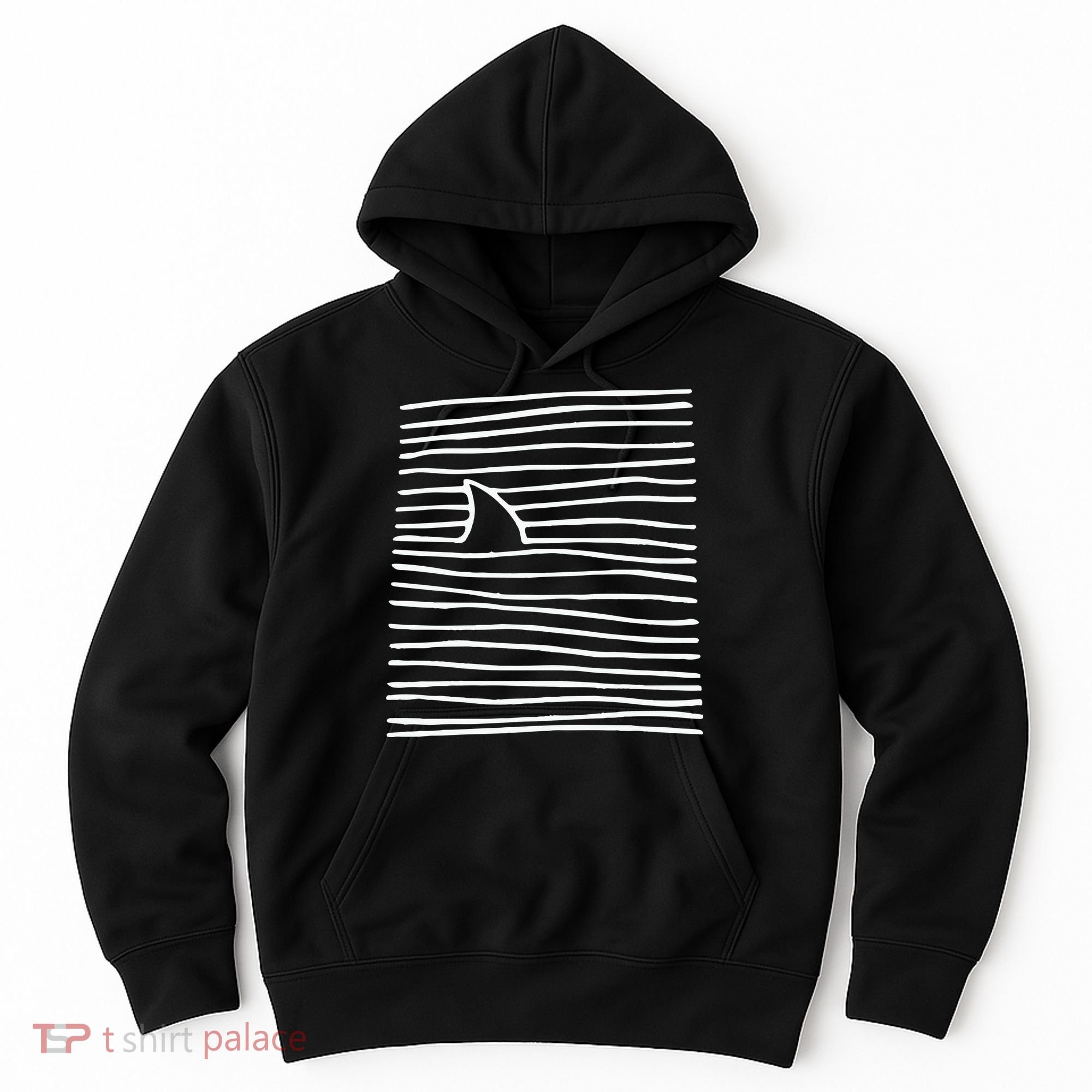 Shark Fin Shark Swimming Hoodie