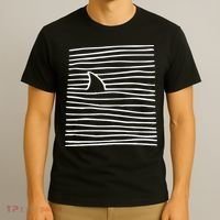 Shark Fin Shark Swimming T-Shirt thumb 3