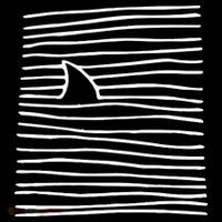 Shark Fin Shark Swimming T-Shirt thumb 7