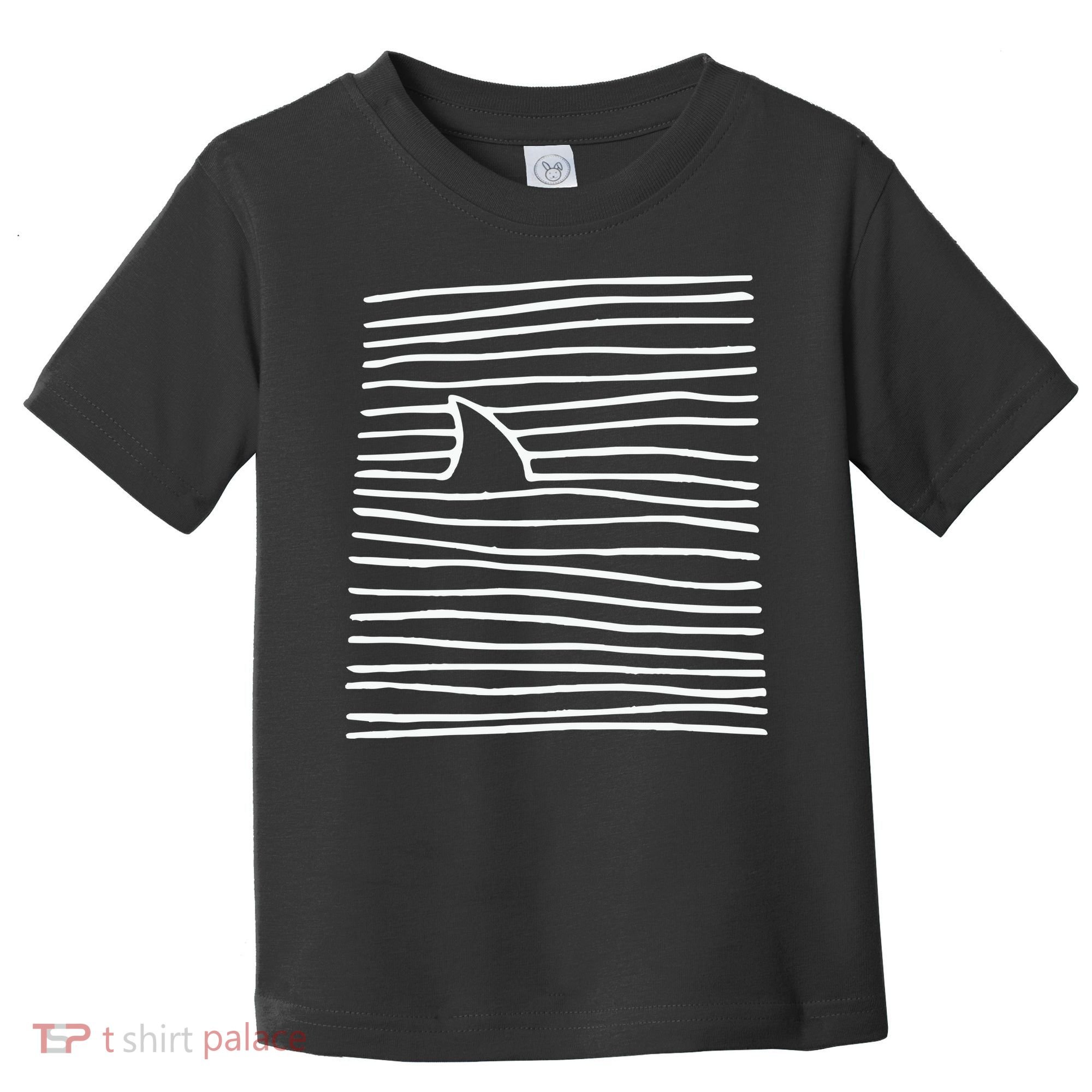Shark Fin Shark Swimming Toddler T-Shirt