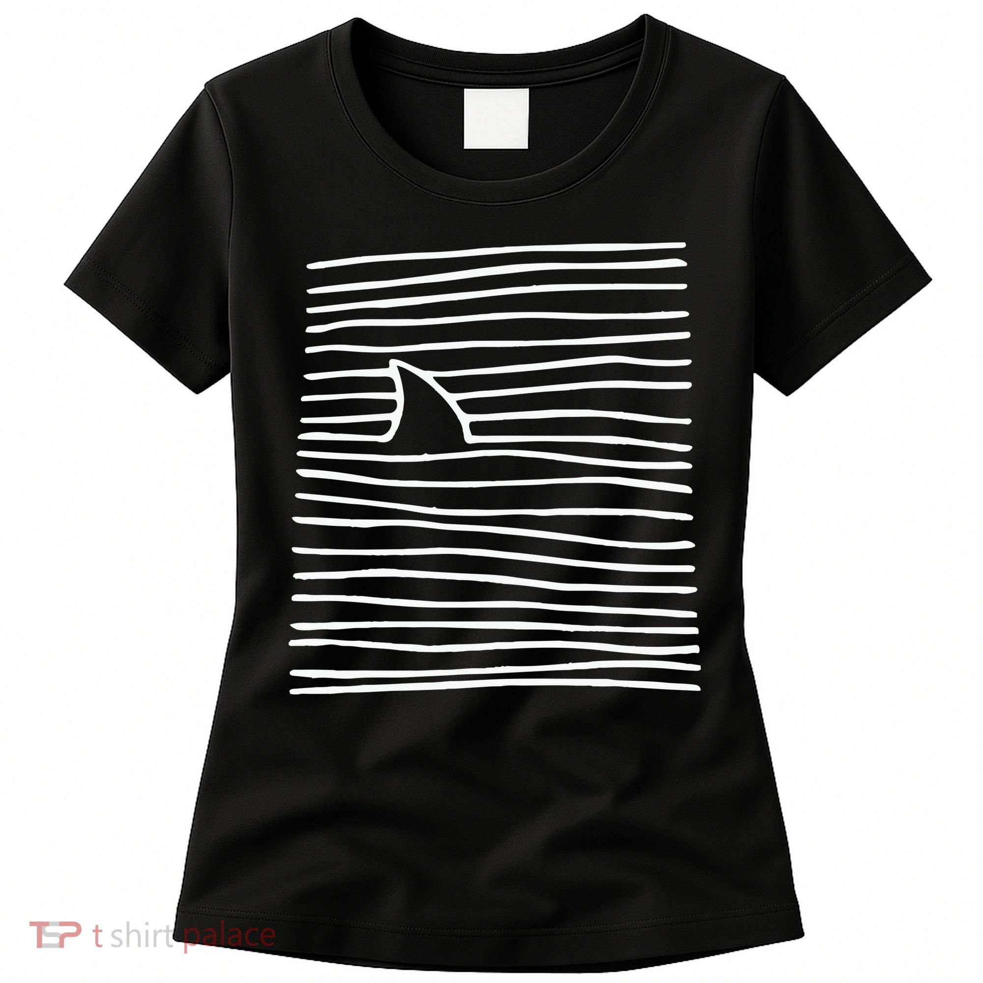 Shark Fin Shark Swimming Women's T-Shirt