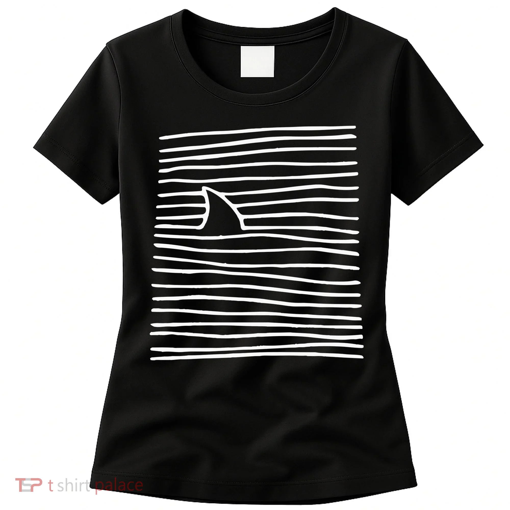 Shark Fin Shark Swimming Women's T-Shirt