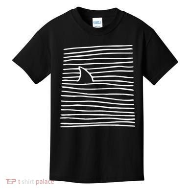 Shark Fin Shark Swimming Kids T-Shirt