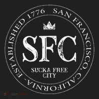 San Francisco Sucka Free City Sf Patch Badge Logo Women's Sweatshirt thumb 2