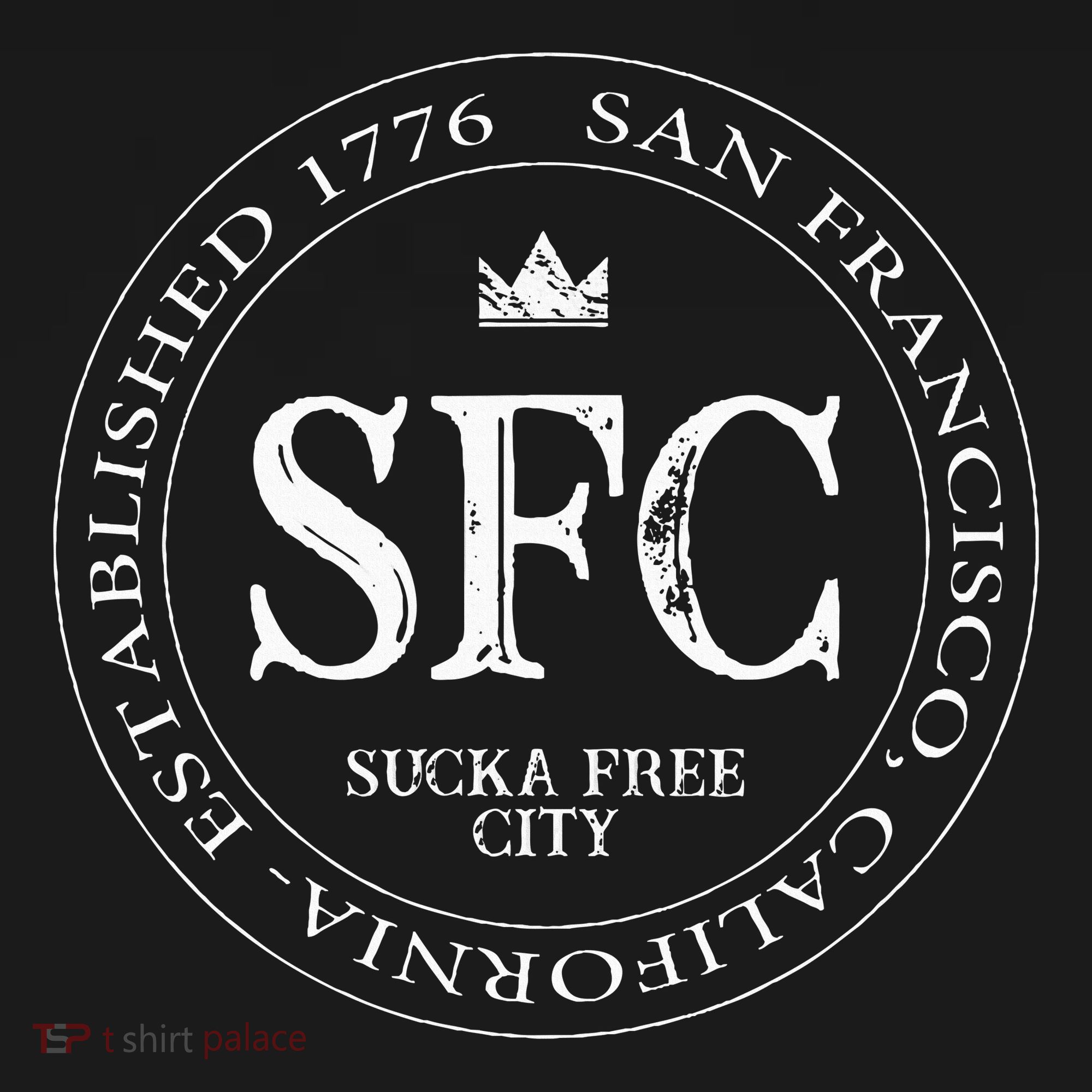 San Francisco Sucka Free City Sf Patch Badge Logo Long Sleeve Shirt